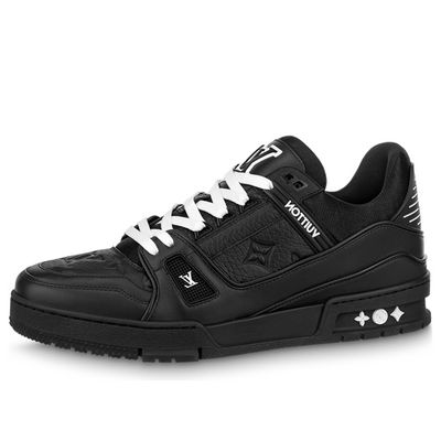 Louis Vuitton LV Trainer Sneaker in Black Monogram