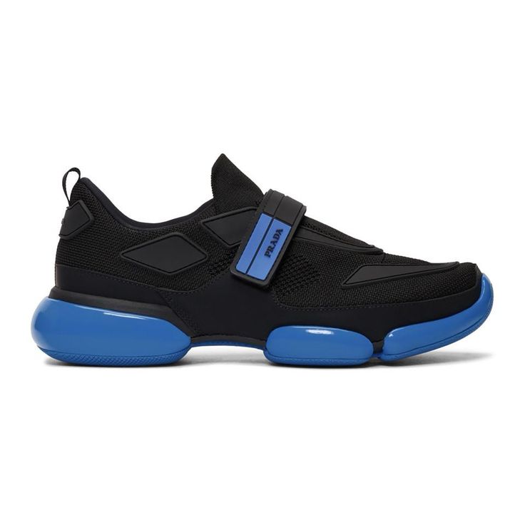 Prada Cloudbust Sneakers - Black/Blue