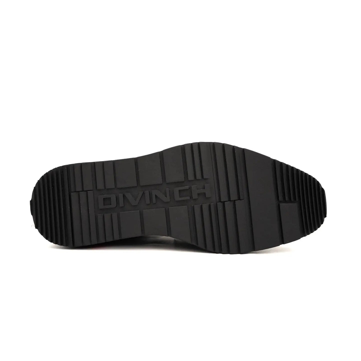 DIVINCH Black Patent Brogue Bootie