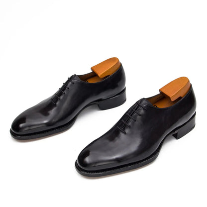 Seamless Goodyear Mens Black Oxford Dress Shoes