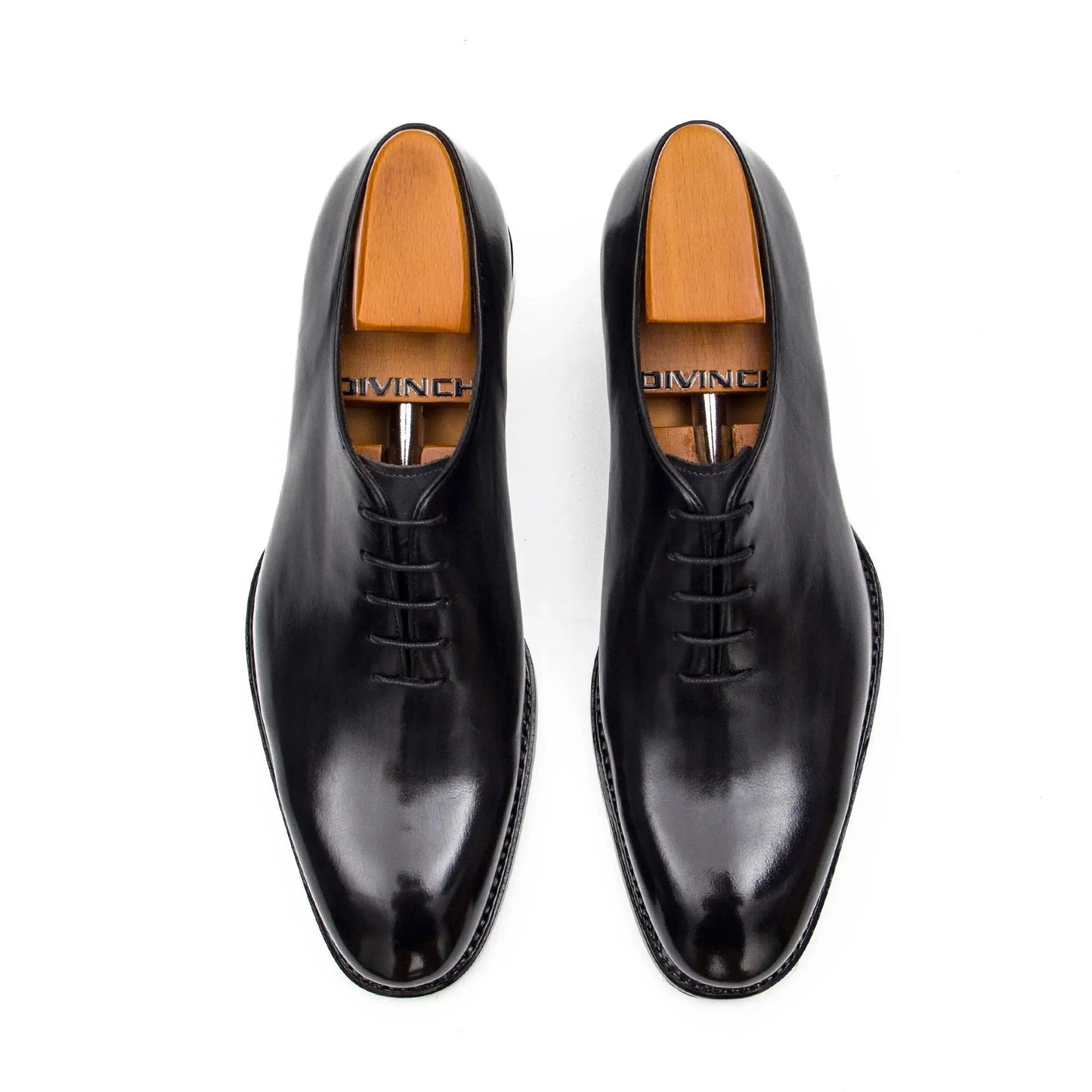 Seamless Goodyear Mens Black Oxford Dress Shoes