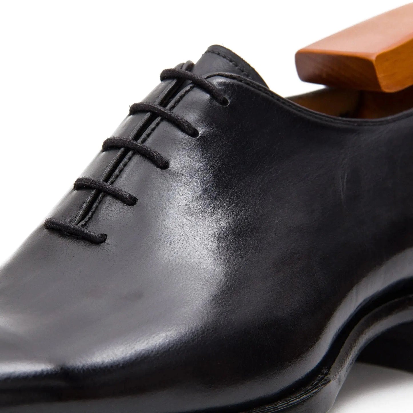 Seamless Goodyear Mens Black Oxford Dress Shoes