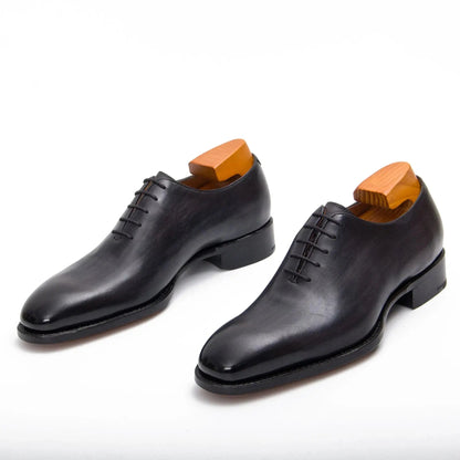 Seamless Goodyear Mens  Lron Gray Oxford Dress Shoes