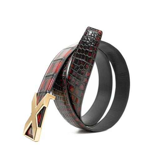 Handcrafted Alligator Leather Belts DVG220