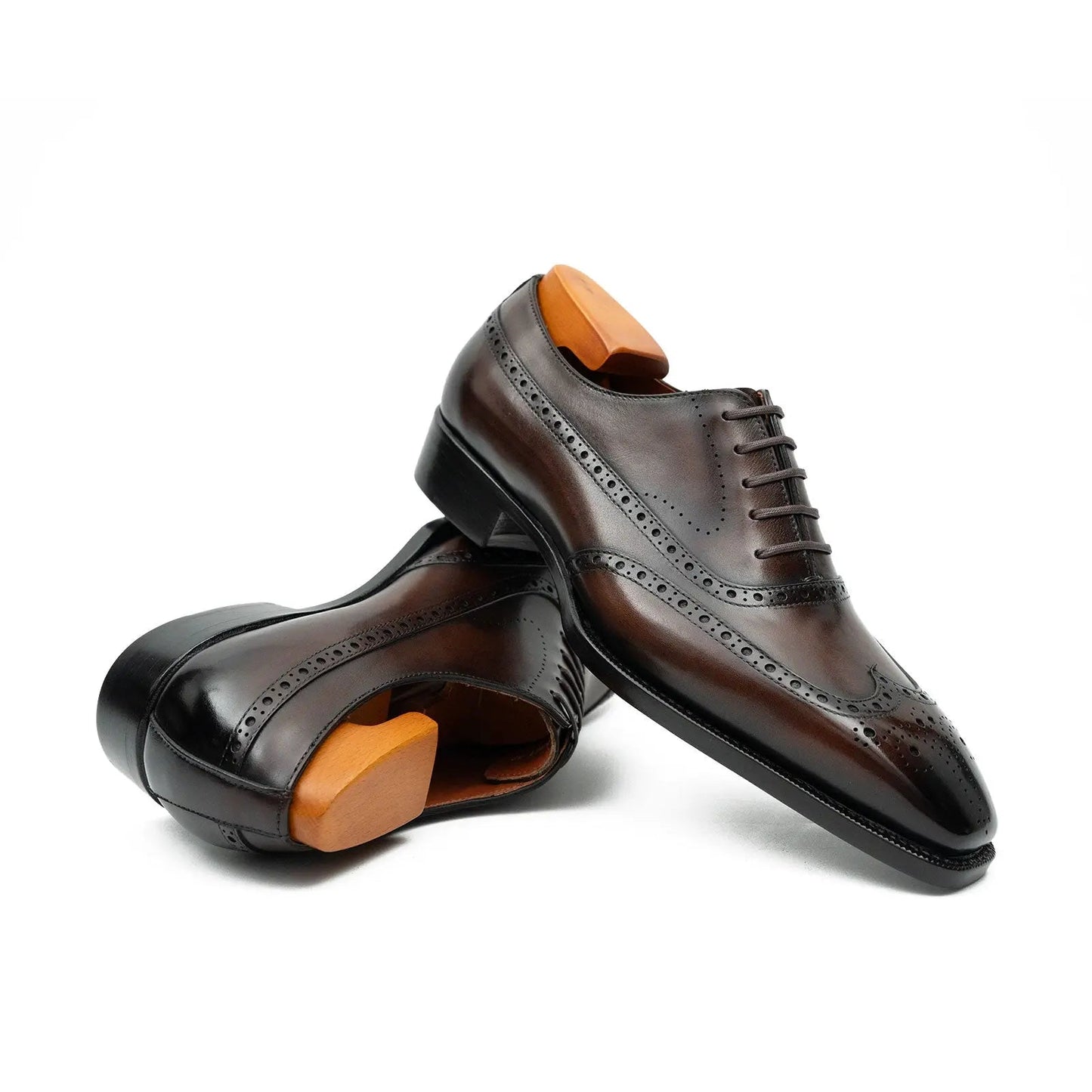 Men's Goodyear Welted Brogue Oxford Shoes