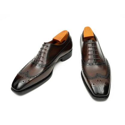 Men's Goodyear Welted Brogue Oxford Shoes