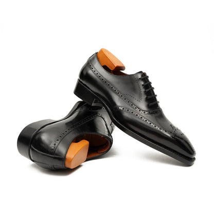 Men's Goodyear Welted Brogue Oxford Shoes