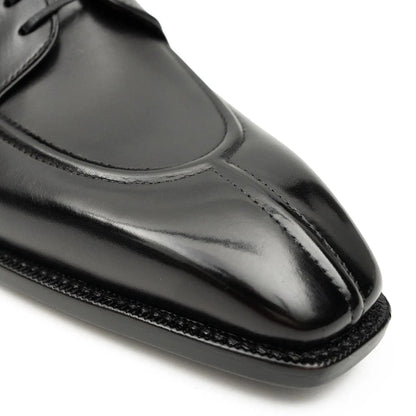 Men's Goodyear Welted Italian Calfskin Dress Shoes Black