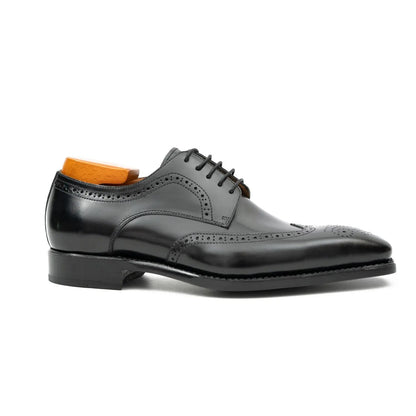 Patent leather goodyear welt dress shoes Black