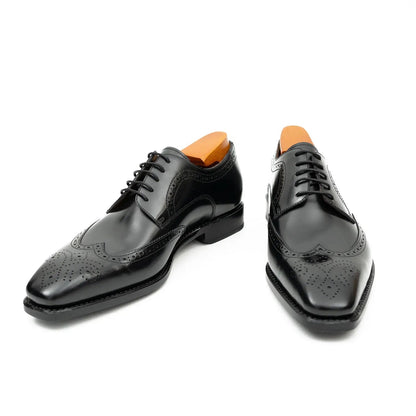 Patent leather goodyear welt dress shoes Black