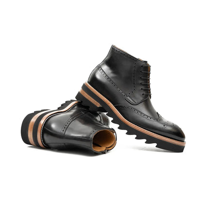 Side - Zipper Martin Boots Black