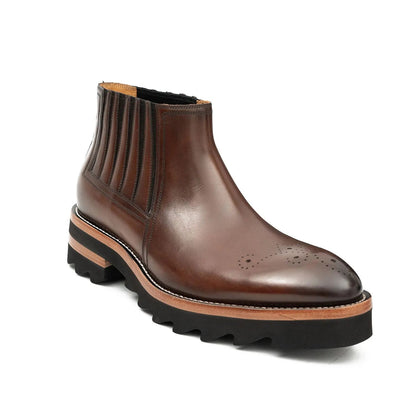 Thick - soled Chelsea Boots Brown